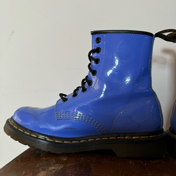 Periwinkle Dr. Martens Lace Up Boots - Picture 4 of 8